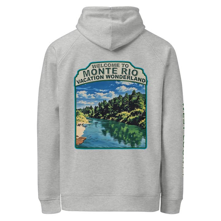 Monte Rio West County organic side pocket hoodie for wholesale by Humboldt Lost Coast Hoods