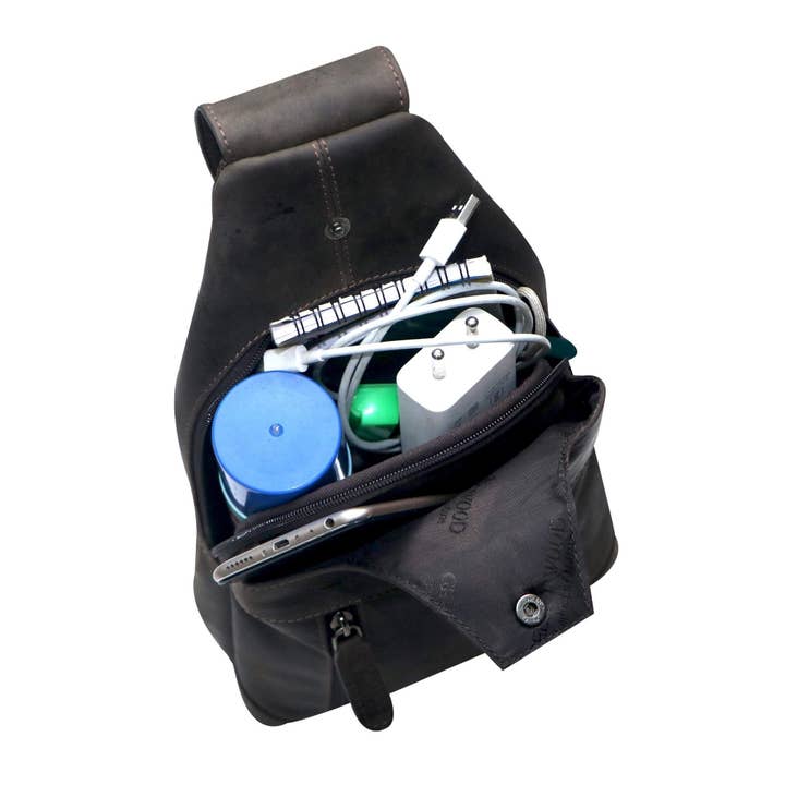 Greenwood - Wholesale Crossbody bag – Unisex - Tom chest bag men's leather sling bag women shoulder bag4