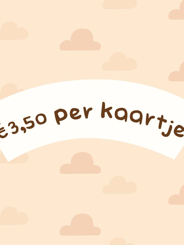 Geboortekaartje 70st. voor wholesale door liefs jansje