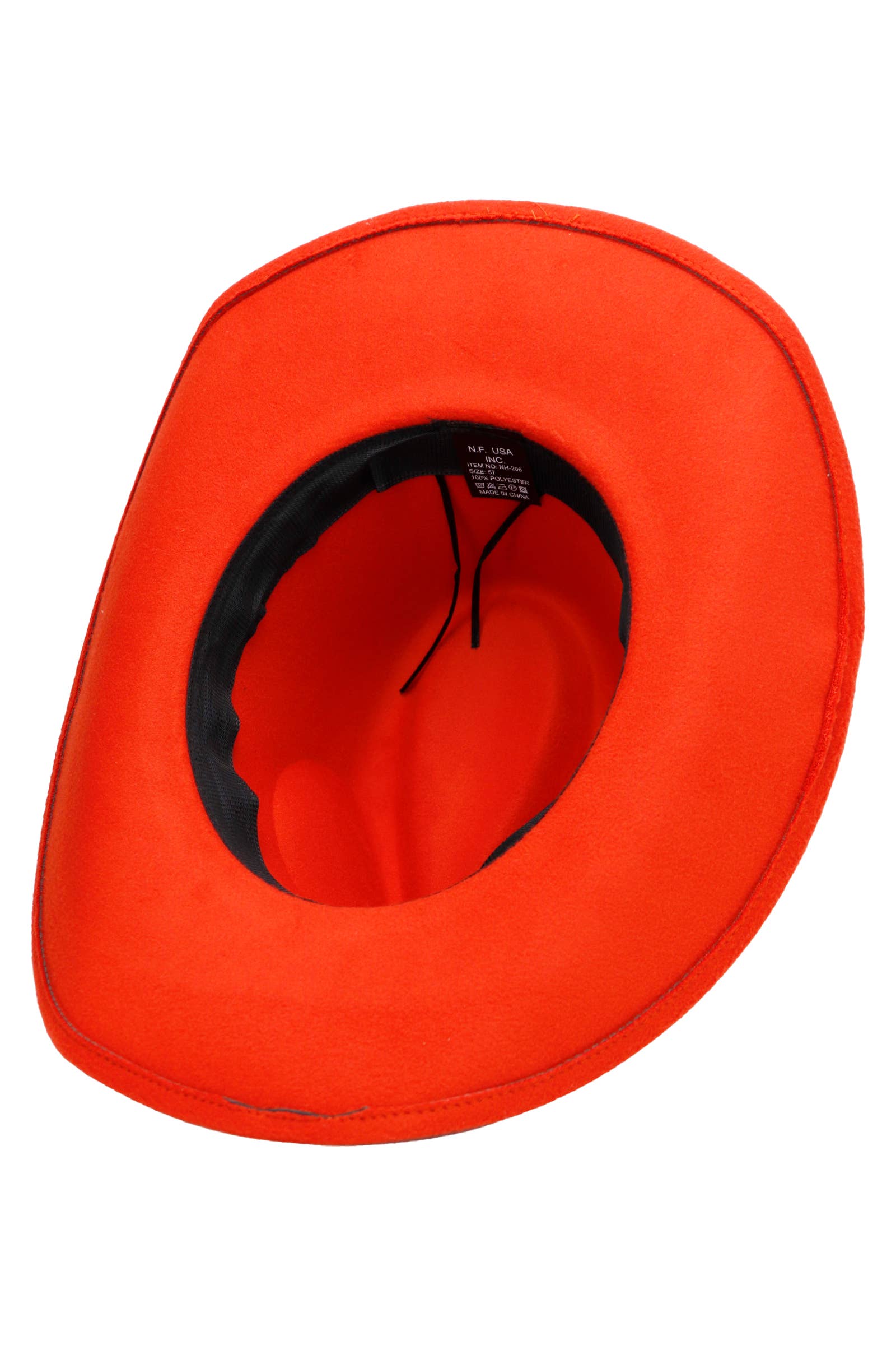 Cap Zone - Venta al por mayor Sombrero cowboy - Unisex - Sombrero vaquero de fieltro con cinturón de strass en forma de corazón31