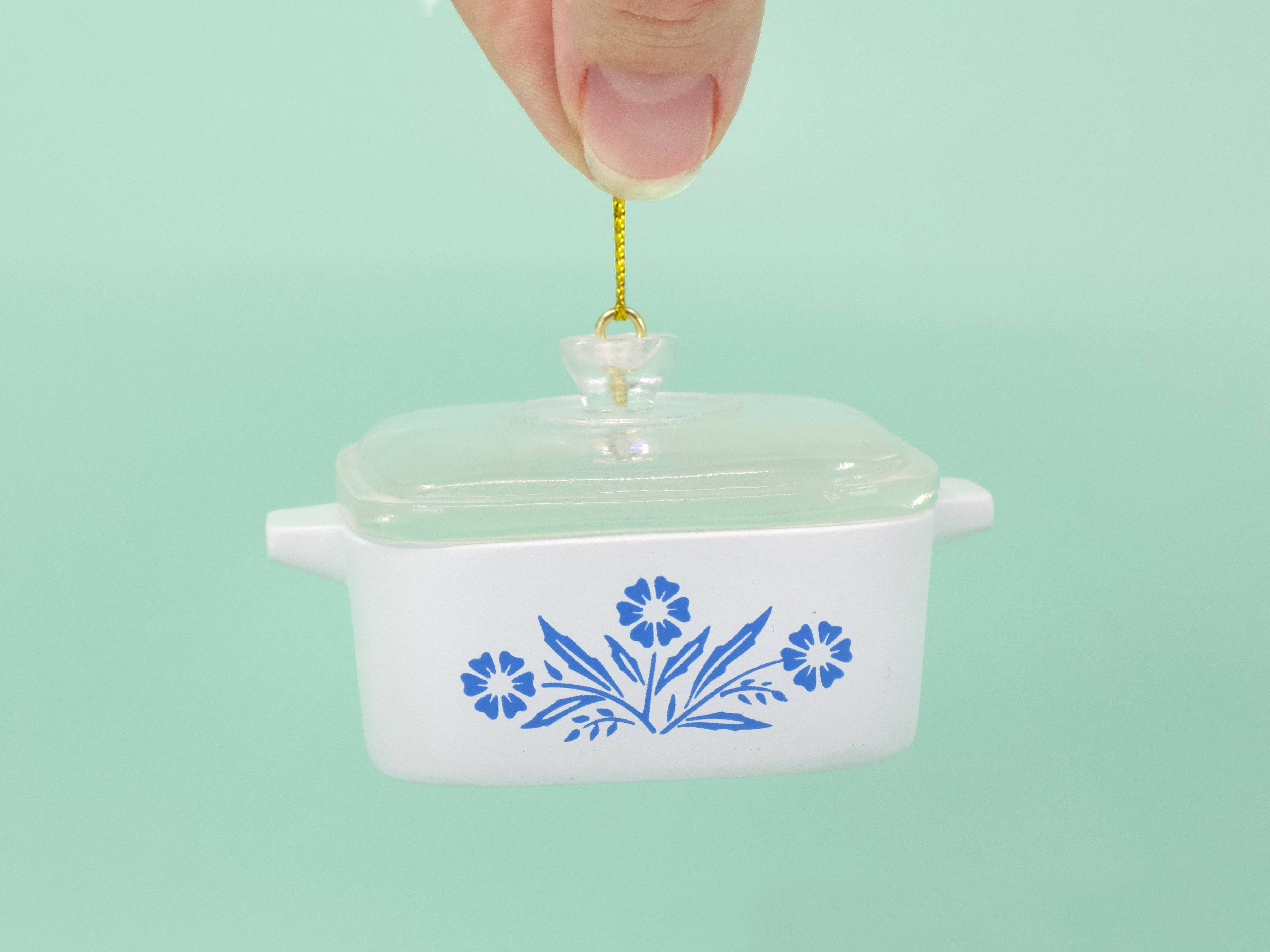 Twinkltoast - Wholesale Ornament - Mini Cornflower Ornament – Corning Ware–Inspired Casserole3