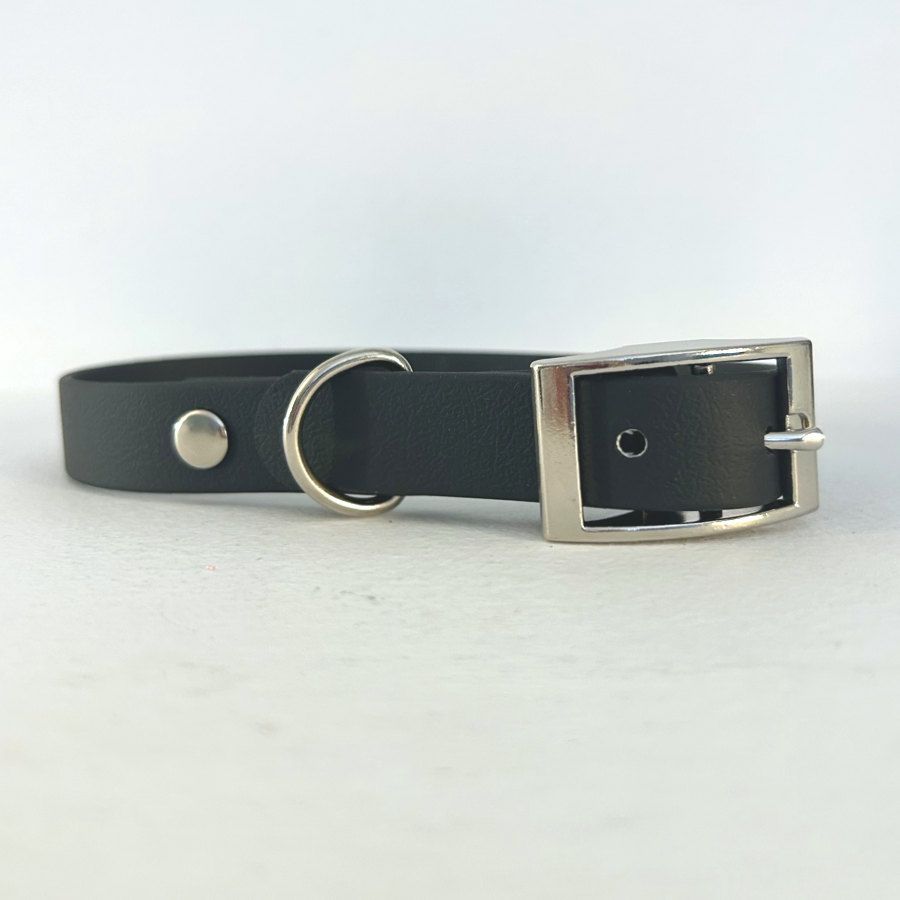 Puppies & Pom Poms - Wholesale Pet Collar - Dog - Handmade Biothane Dog Collar - Black - 20mm4