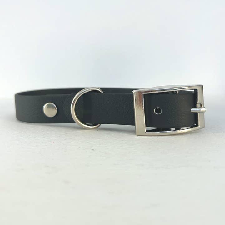 Puppies & Pom Poms - Wholesale Pet Collar - Dog - Handmade Biothane Dog Collar - Black - 20mm4