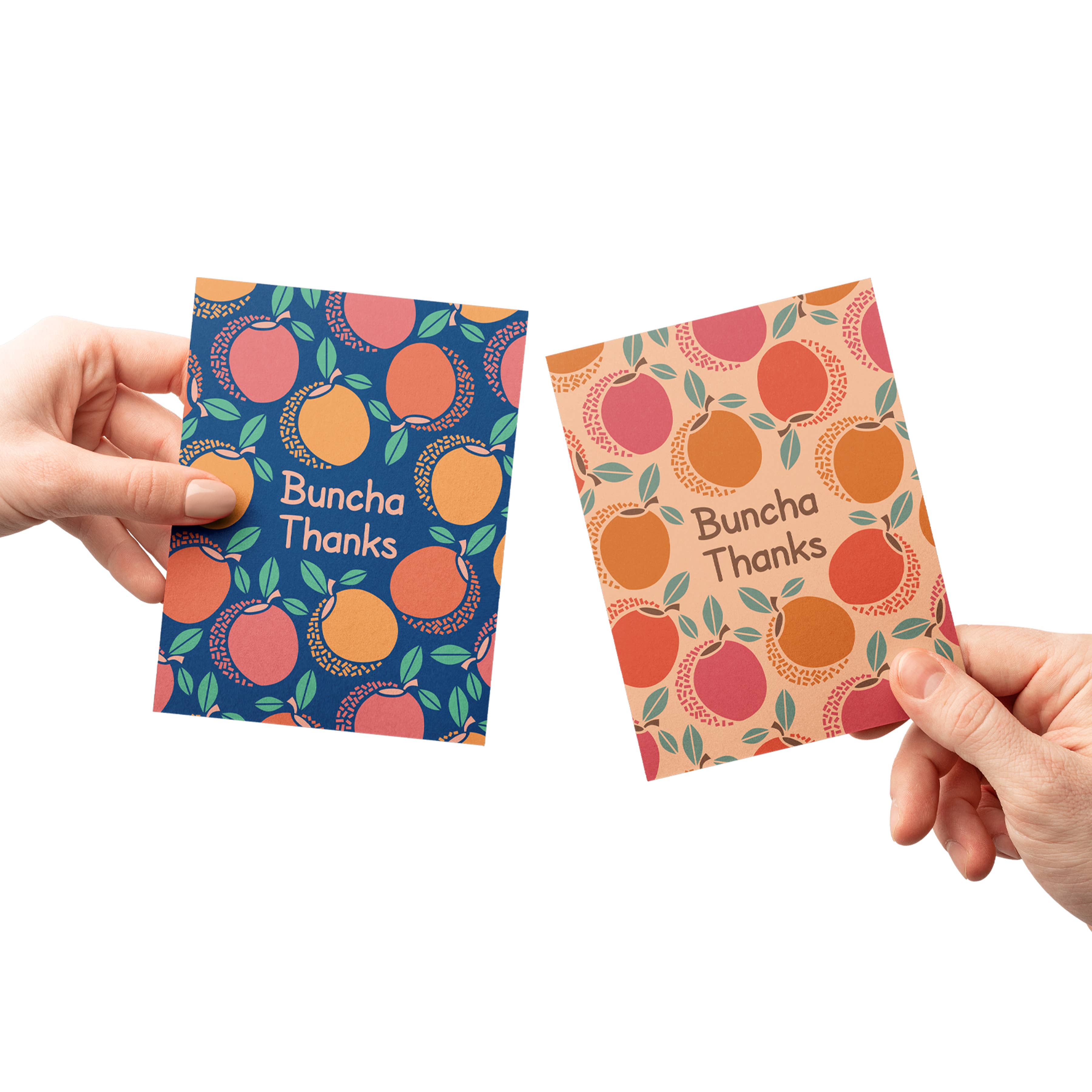 MASU - Vente Cartes de remerciements - Carte de remerciement recyclée Pêche duveteuse ludique4