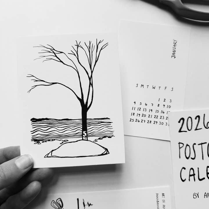 Anna Brones - Wholesale Calendar - 2026 Postcard Calendar3