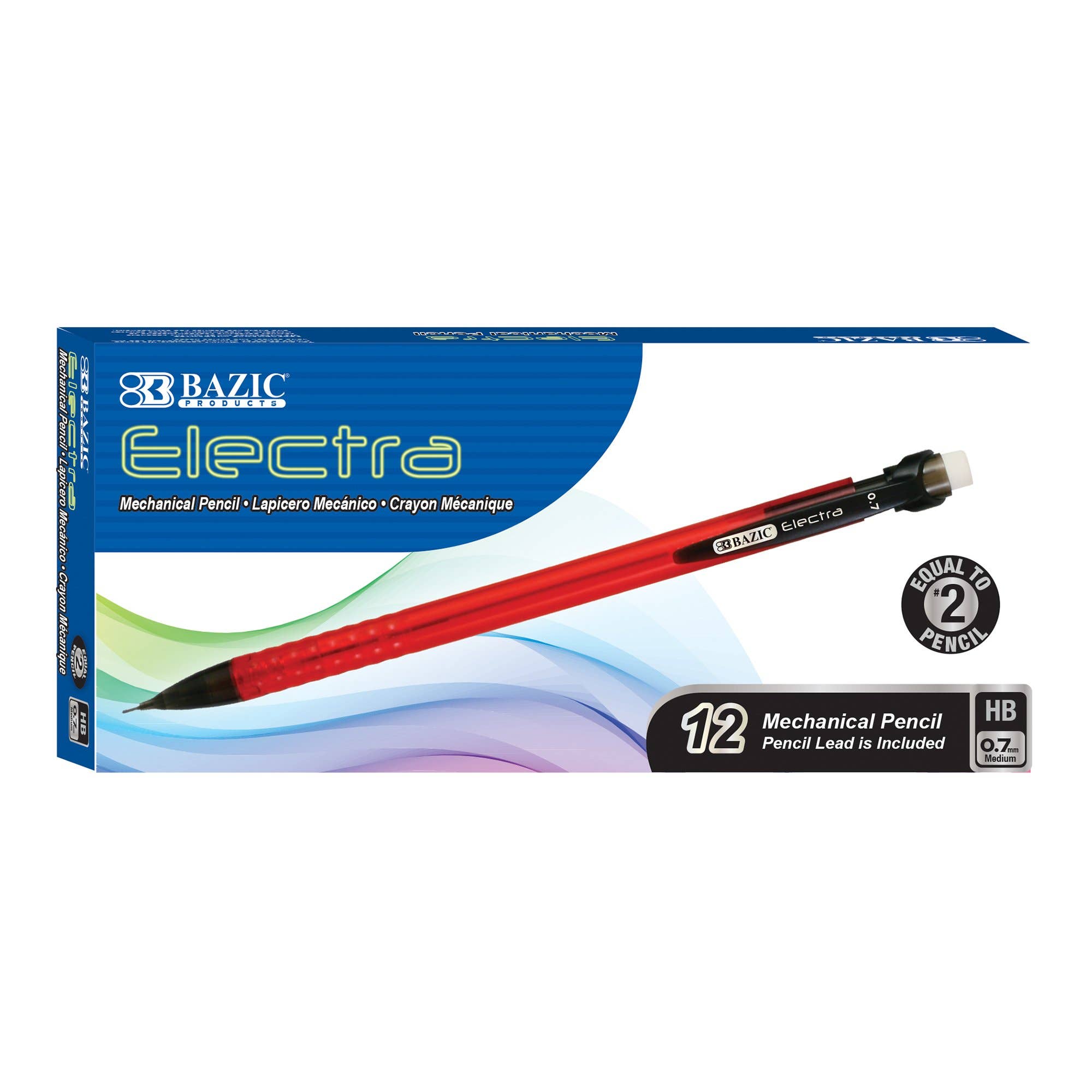 Luna Office Supply -  Everyday Essential - Wholesale Pencil - Electra 0.7 Mm Mechanical Pencil - Box of 122