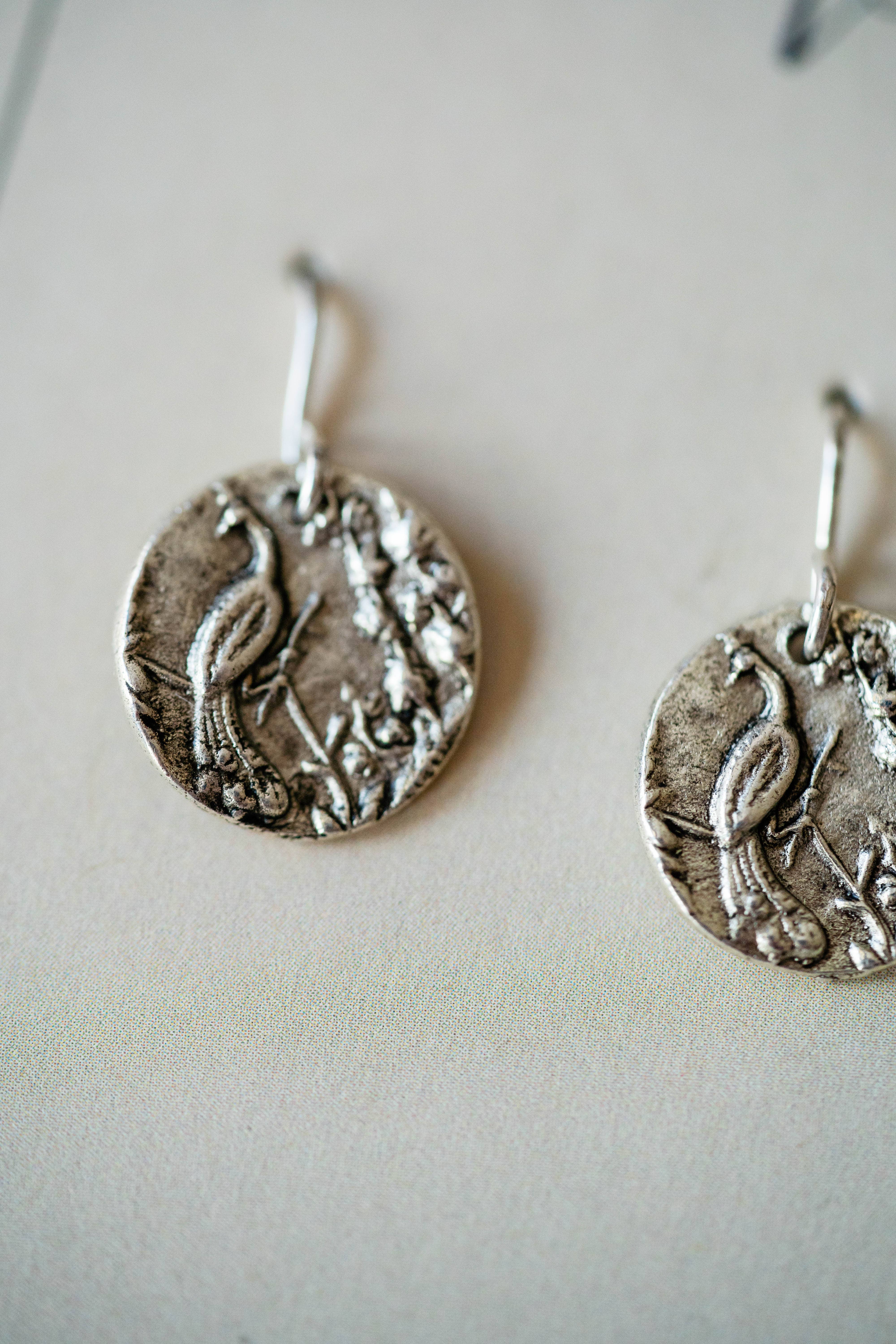 Bella Vita Jewelry - Wholesale Dangle Earrings - Bitty Button Charm Earrings | Peacock Earrings1