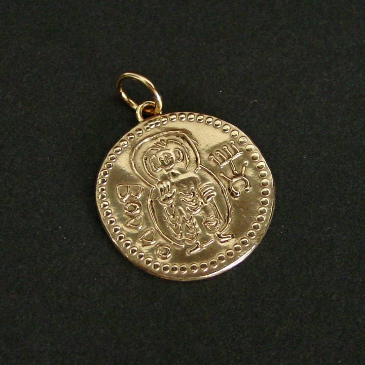 Vis a Vis Jewelry - Wholesale Pendant/Charm Necklace - Buddha Coin Necklace - Hand Carved 1" pendant