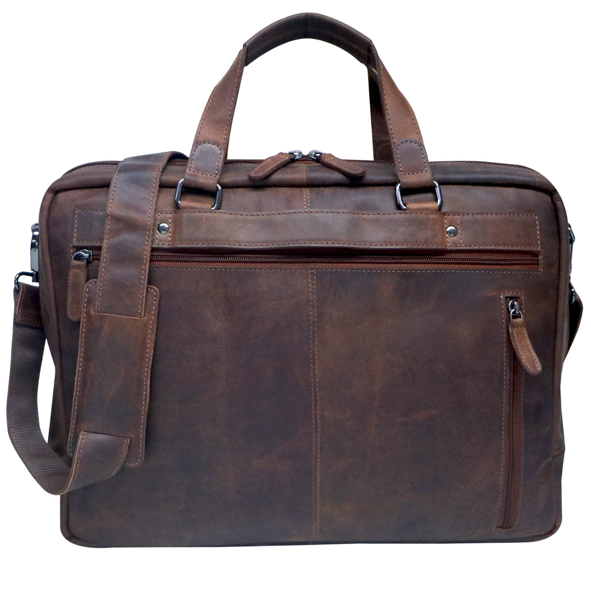 Greenwood – Mala para portátil - Unissexo por atacado – Saco para computador portátil senhora pasta castanha homem XL18