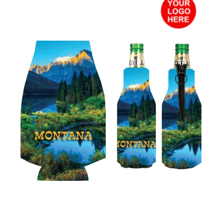 Montana Bottle Koozies – Individual Prints - SV-24 for wholesale by Mixitology