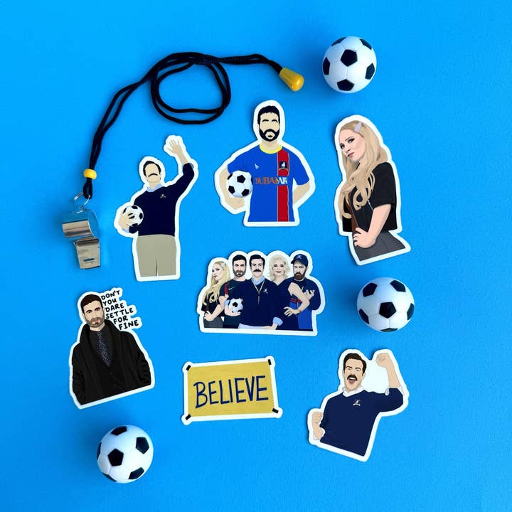 Shop Trimmings - Wholesale Sticker - Ted Lasso Detailed Sticker2