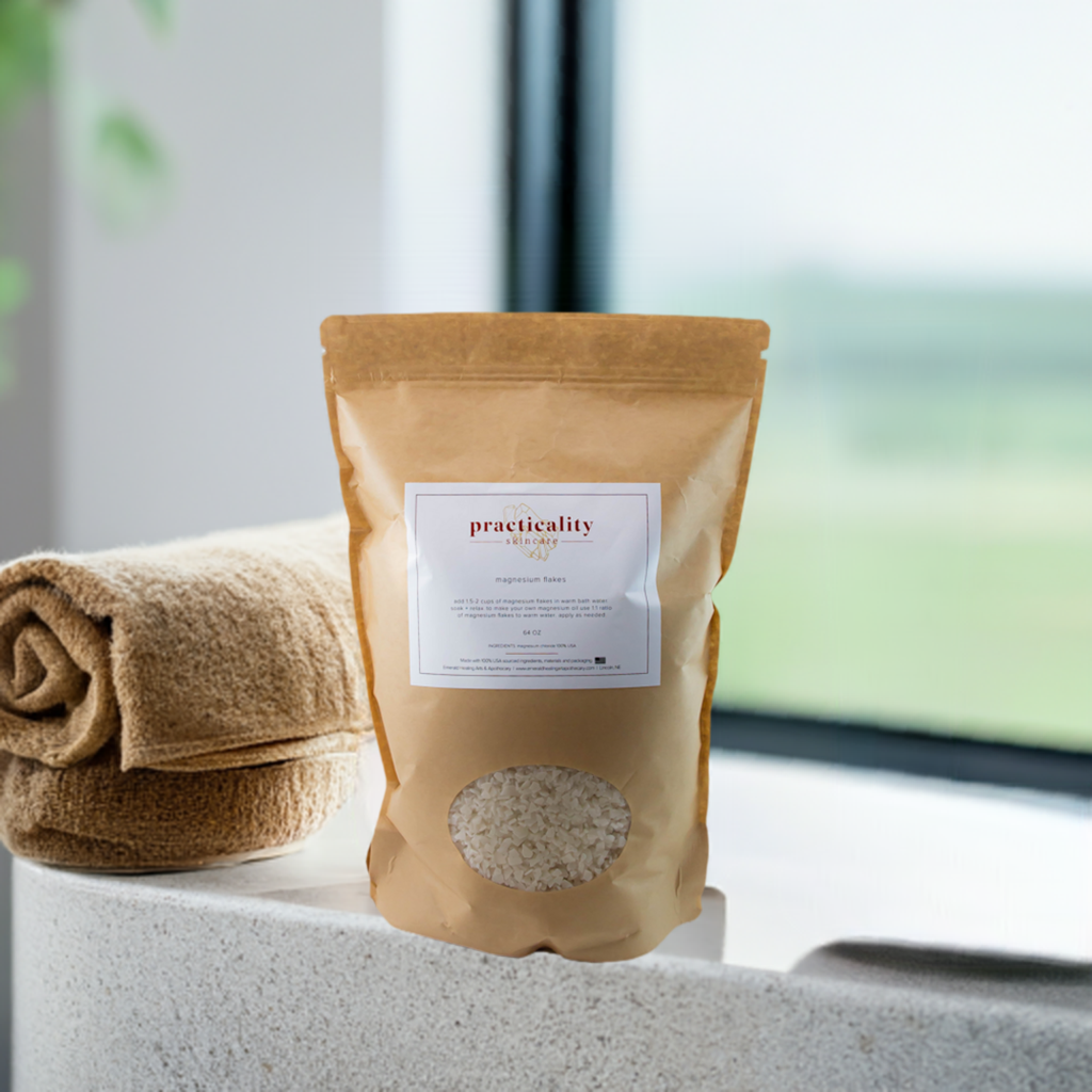 Practicality Skin & Body care – Sais de banho por atacado – Flocos de Cloreto de Magnésio Ultra Puro – Saco a Granel de 25LB (EUA)5
