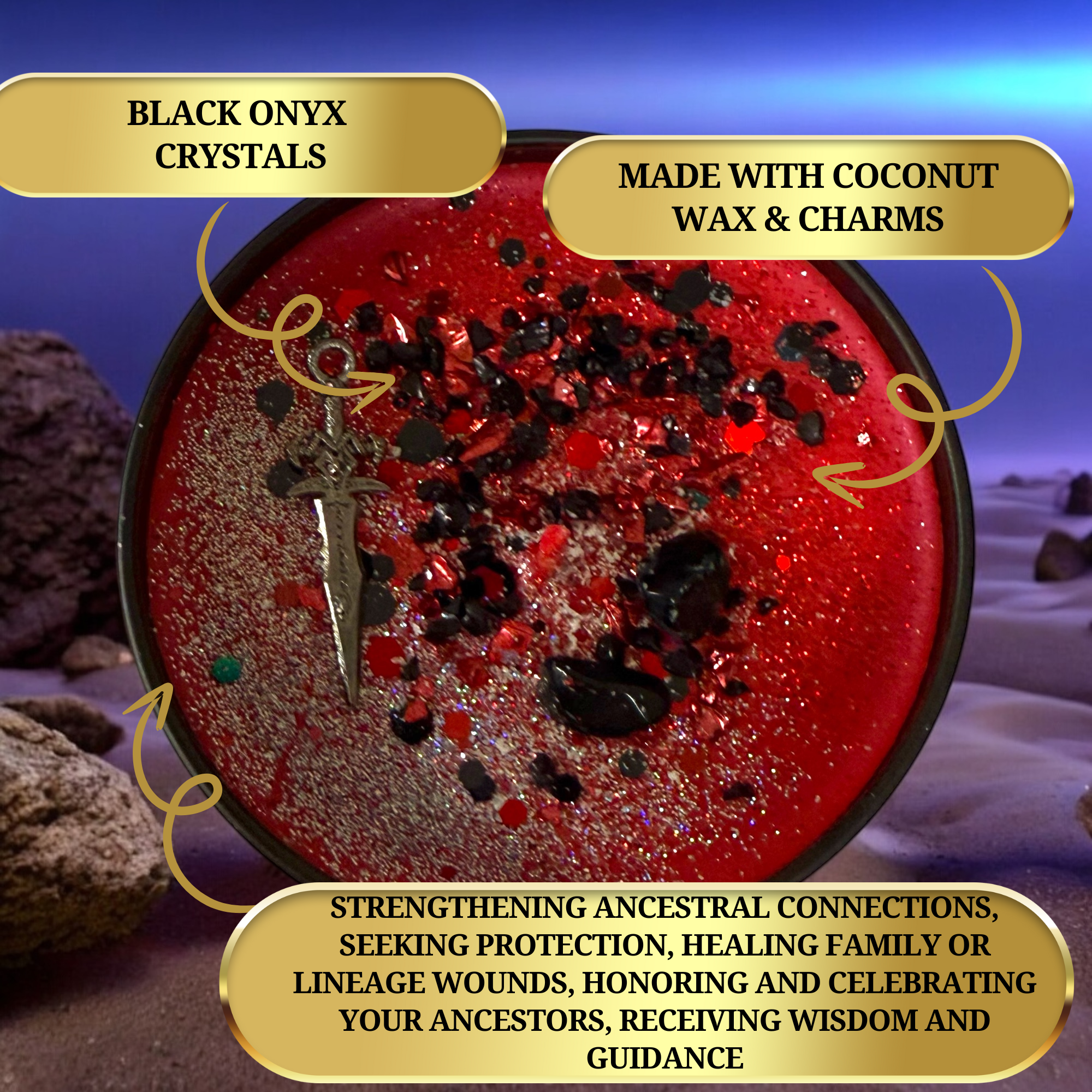 The Goddess of Flame - Vente Bougie en bocal - Bougie de conjuration Ancestral Warriors2