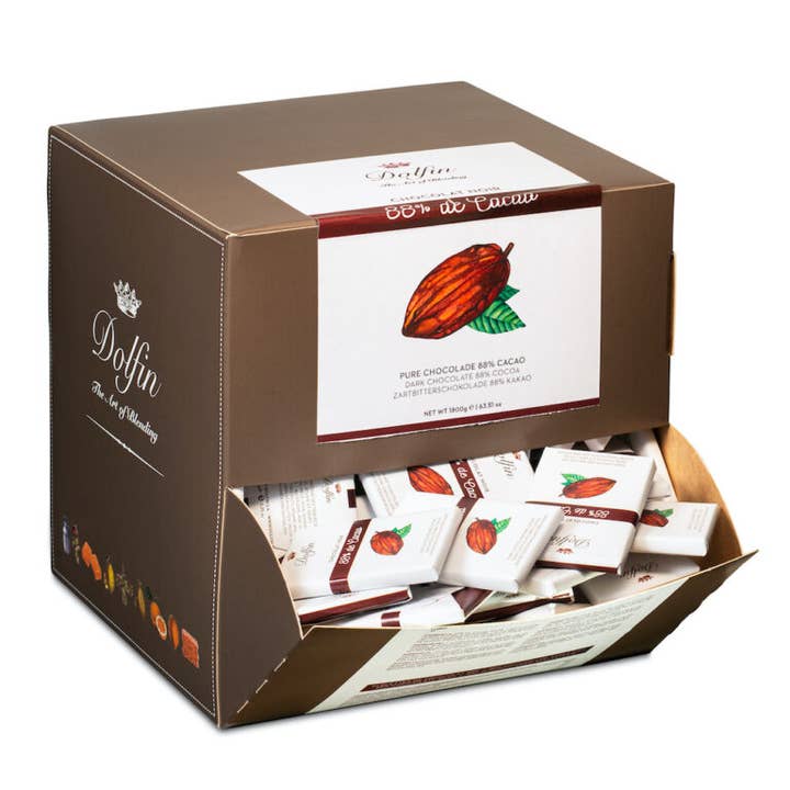 Bulk Mini Bars - Dark 88% Cocoa for wholesale by Dolfin