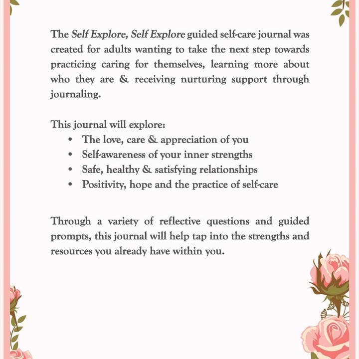 Gmichelle Wellness - Wholesale Journal/Diary - Self Explore, Self Restore2
