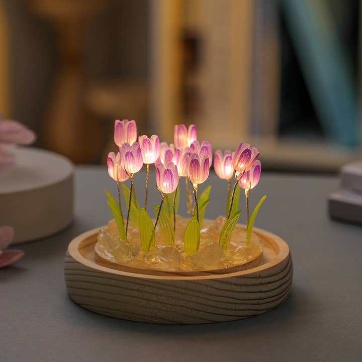 Alicorn Inc. - Wholesale DIY Craft Kit - Tulip LED Light DIY Kit, Craft Gift for Girls