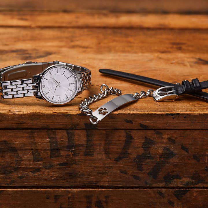 Ladies Watch & ID Bundle for wholesale by Speidel