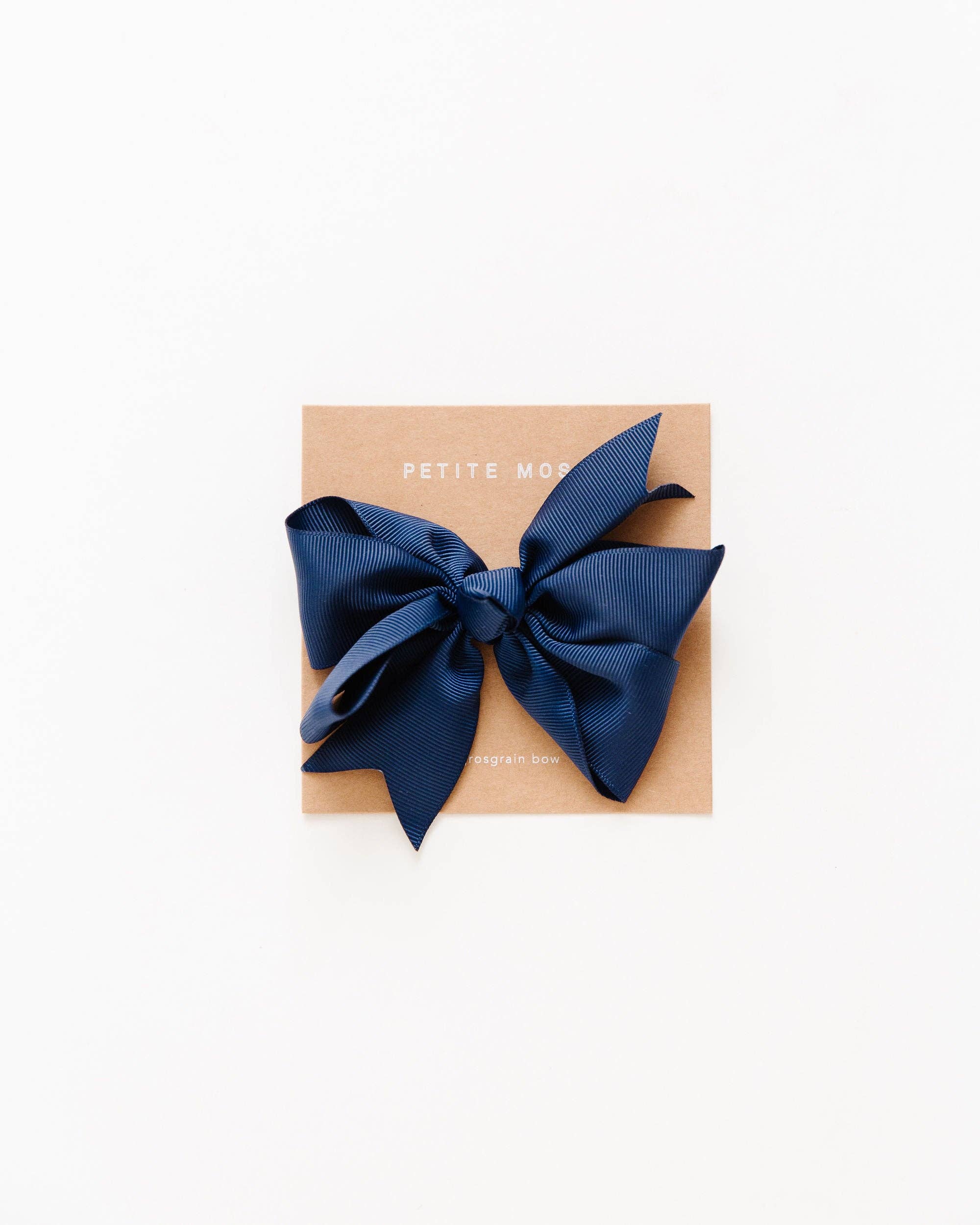Petite Moss – wholesale Hair bow – Kids – Grosgrain Bow Clip3