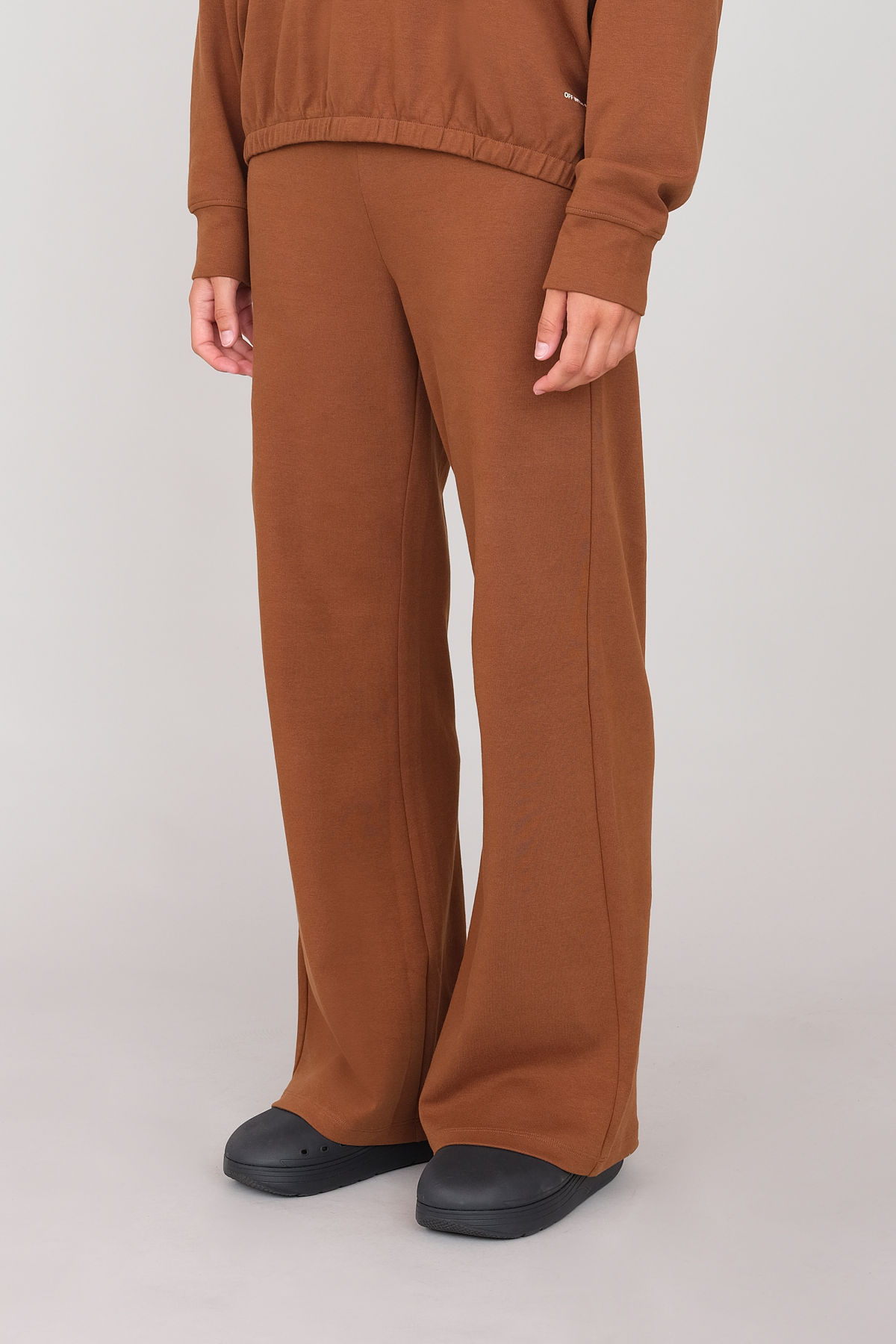 Peanut PALAZZO INTERLOCK PANTS for wholesale on Faire0