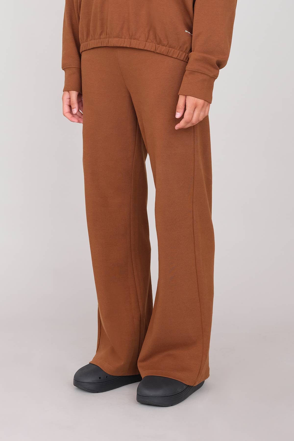 Peanut PALAZZO INTERLOCK PANTS for wholesale on Faire