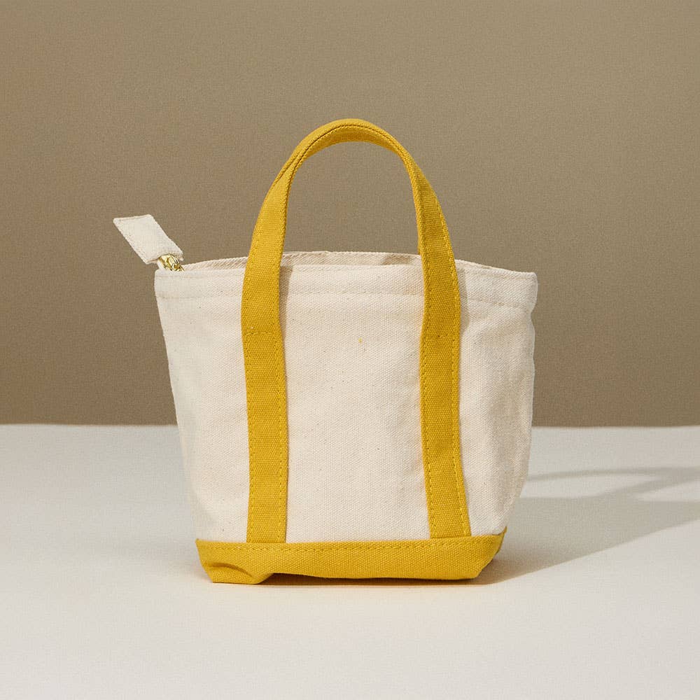 Sensibling Corp. - Wholesale Tote Bag - Women's - Mini Multi Purpose Compact Canvas Tote Bag
6