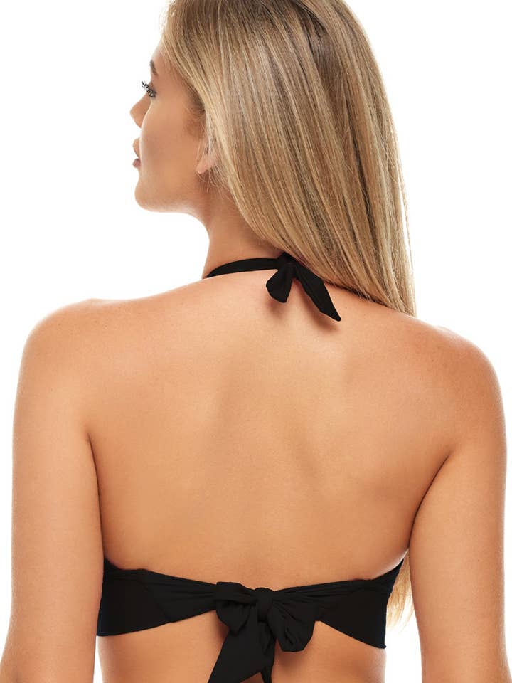 H2oh Colours - Wholesale Swim Top - Women's - Wild About Banded Halter2