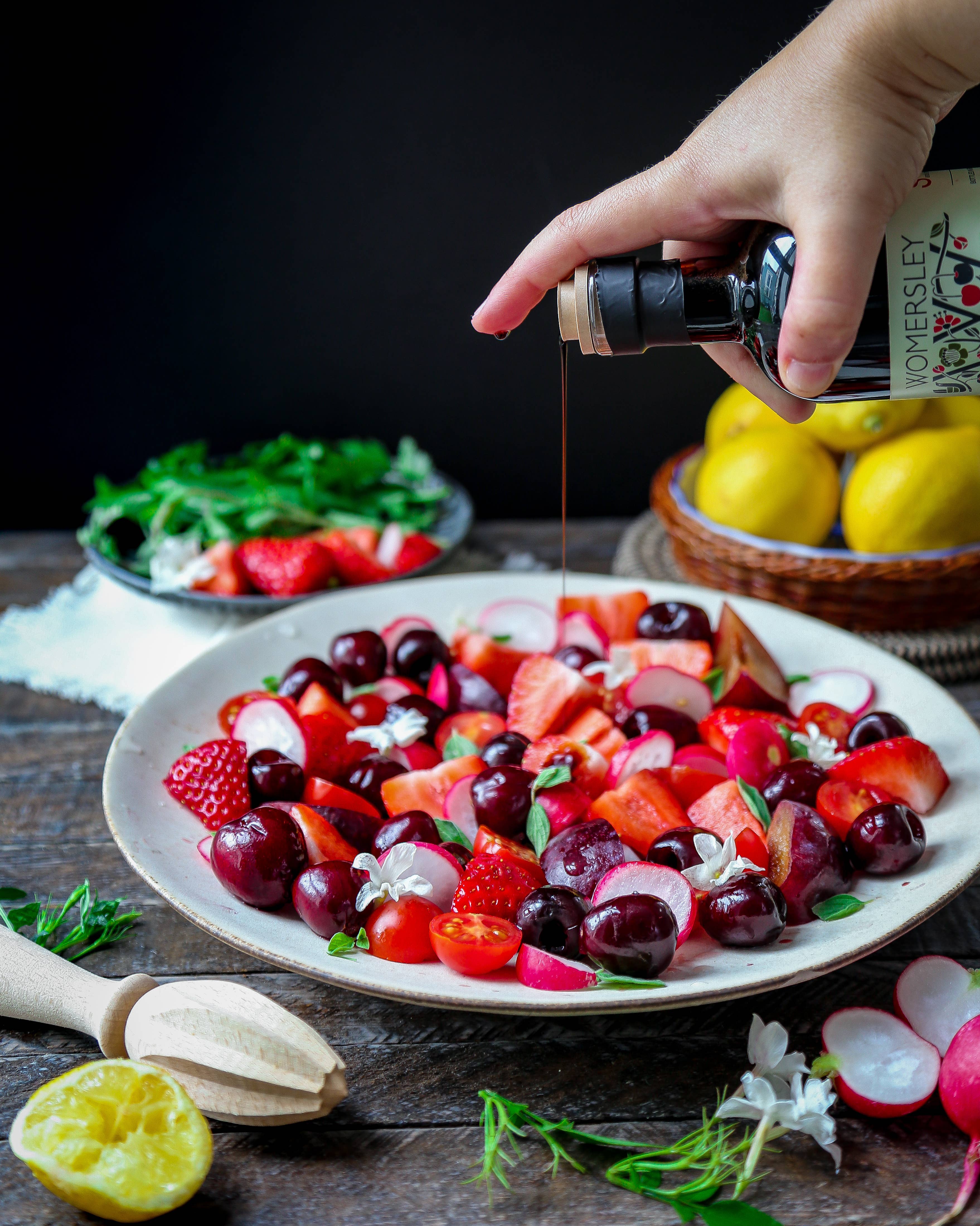 Womersley Foods - Wholesale Vinegar - Cherry Balsamic Vinegar  / Cherry Balsamic Salad Dressing6