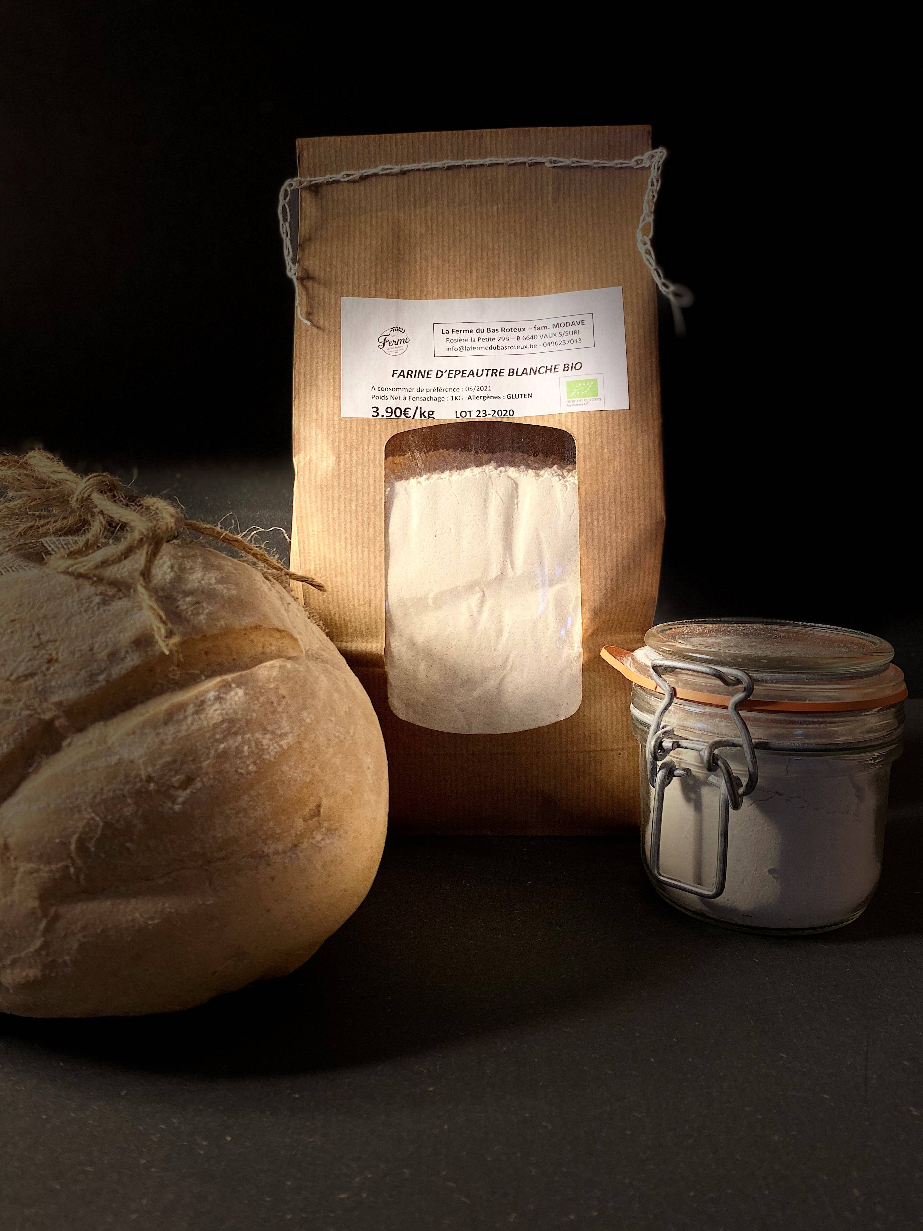 LA FERME DU BAS ROTEUX - Wholesale Flour - Organic White Spelt Flour (1KG)