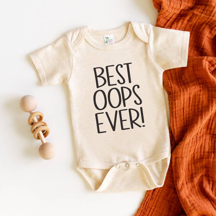 Bump & Beyond Designs - Wholesale Bodysuit (Non-Footed) - Baby - Best Oops Ever, Pregnancy Announcement Onesie
