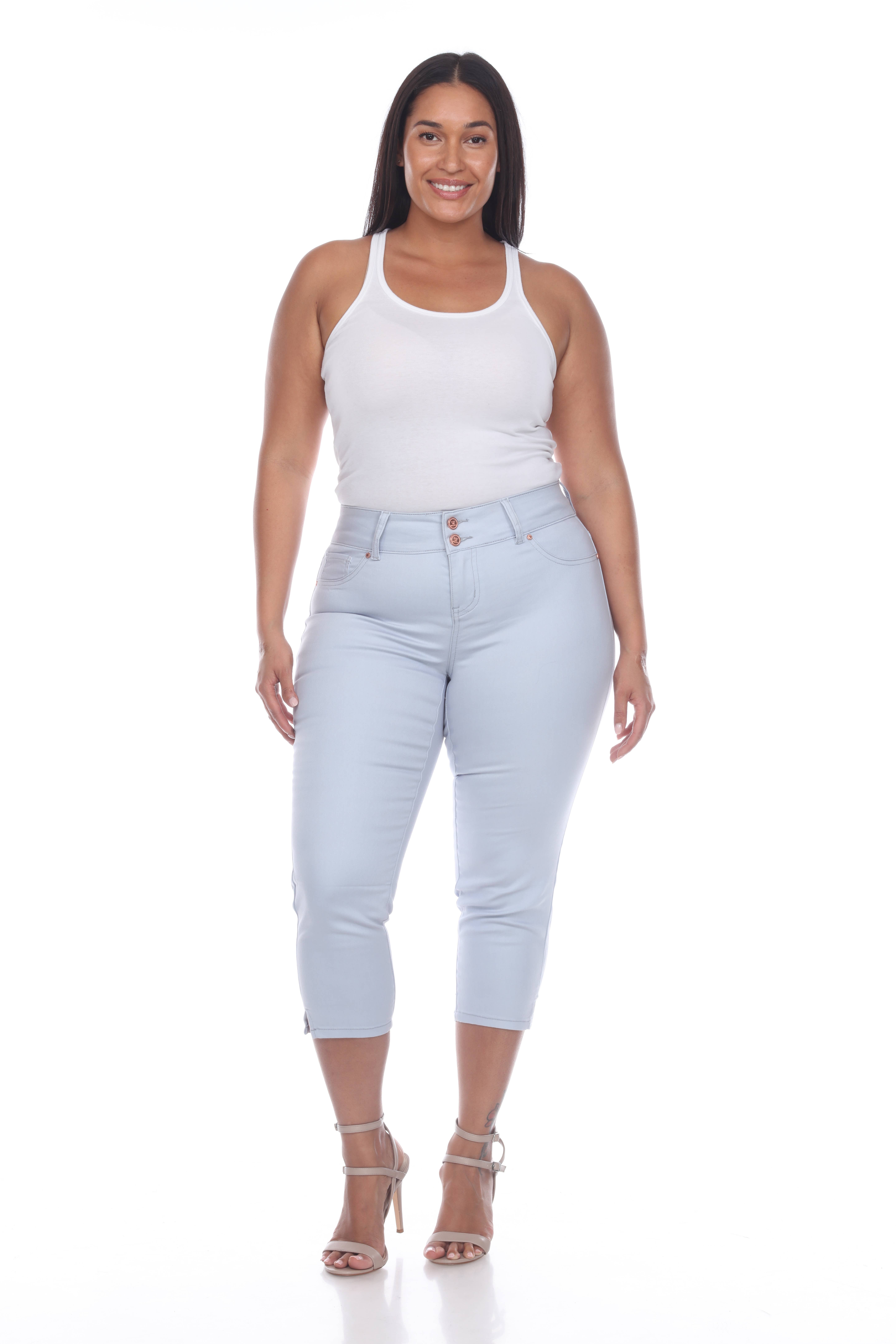 WHITE MARK - Wholesale Jeans - Women's - Plus Size Capri Jeans7