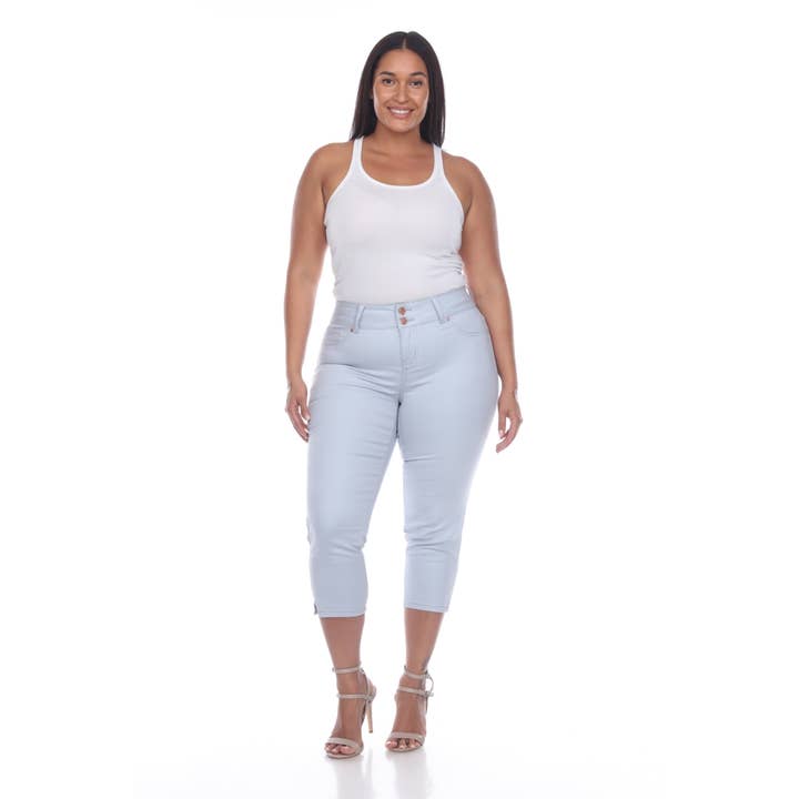 WHITE MARK - Wholesale Jeans - Women's - Plus Size Capri Jeans7