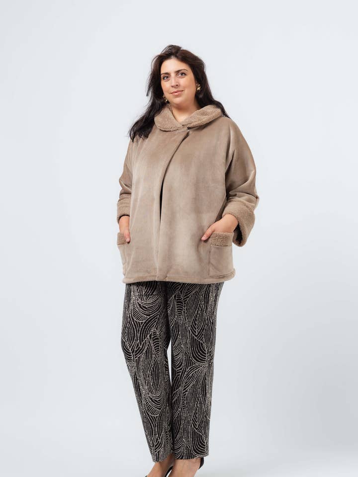 253065 - Bedruckte Strickhose Herbst-Winter-Kollektion Große Größen für den Großhandel von Teresa Cardoso Oliveira