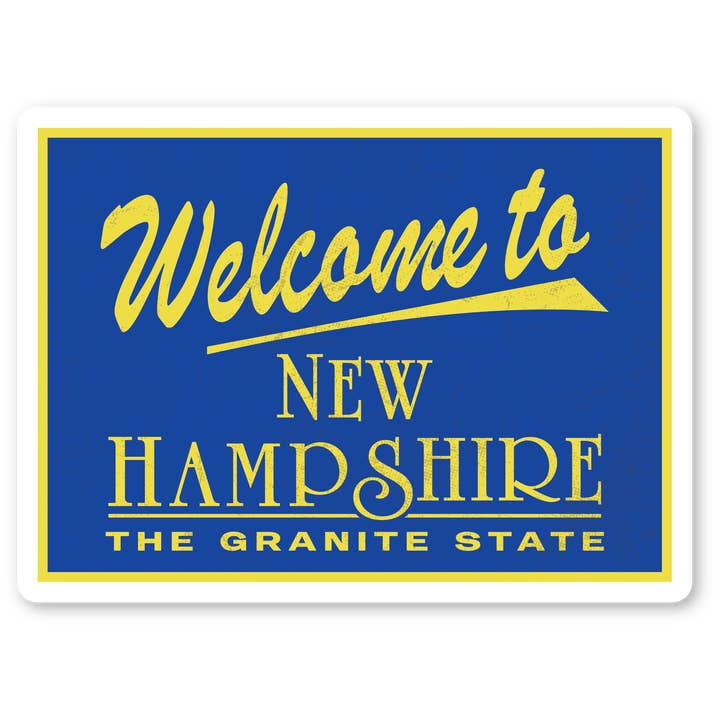 Coaster - New Hampshire Welcome Sign for wholesale by Morris Magnets