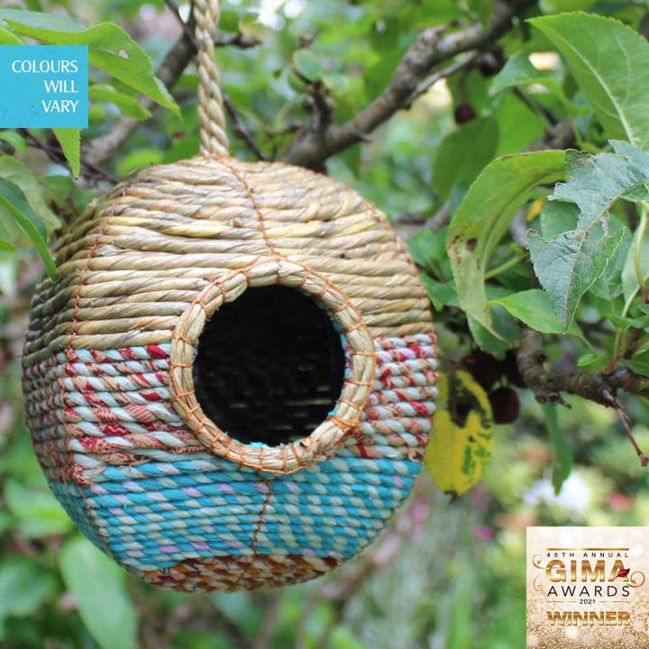Wildlife World Ltd - Wholesale Bird House - Anita - Artisan Bird Nester