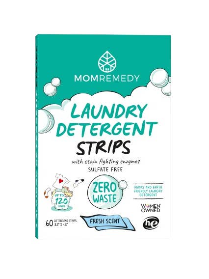 Laundry Detergent Strips - 60 Strips for wholesale by MomRemedy