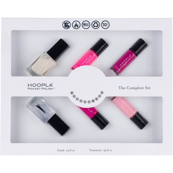 The Complete Clean Nail Polish Set - Pretty for wholesale by HOOPLA®