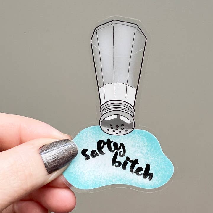 Salty Bitch sticker for wholesale by Chaos Engine (formerly Eyedot Creative)