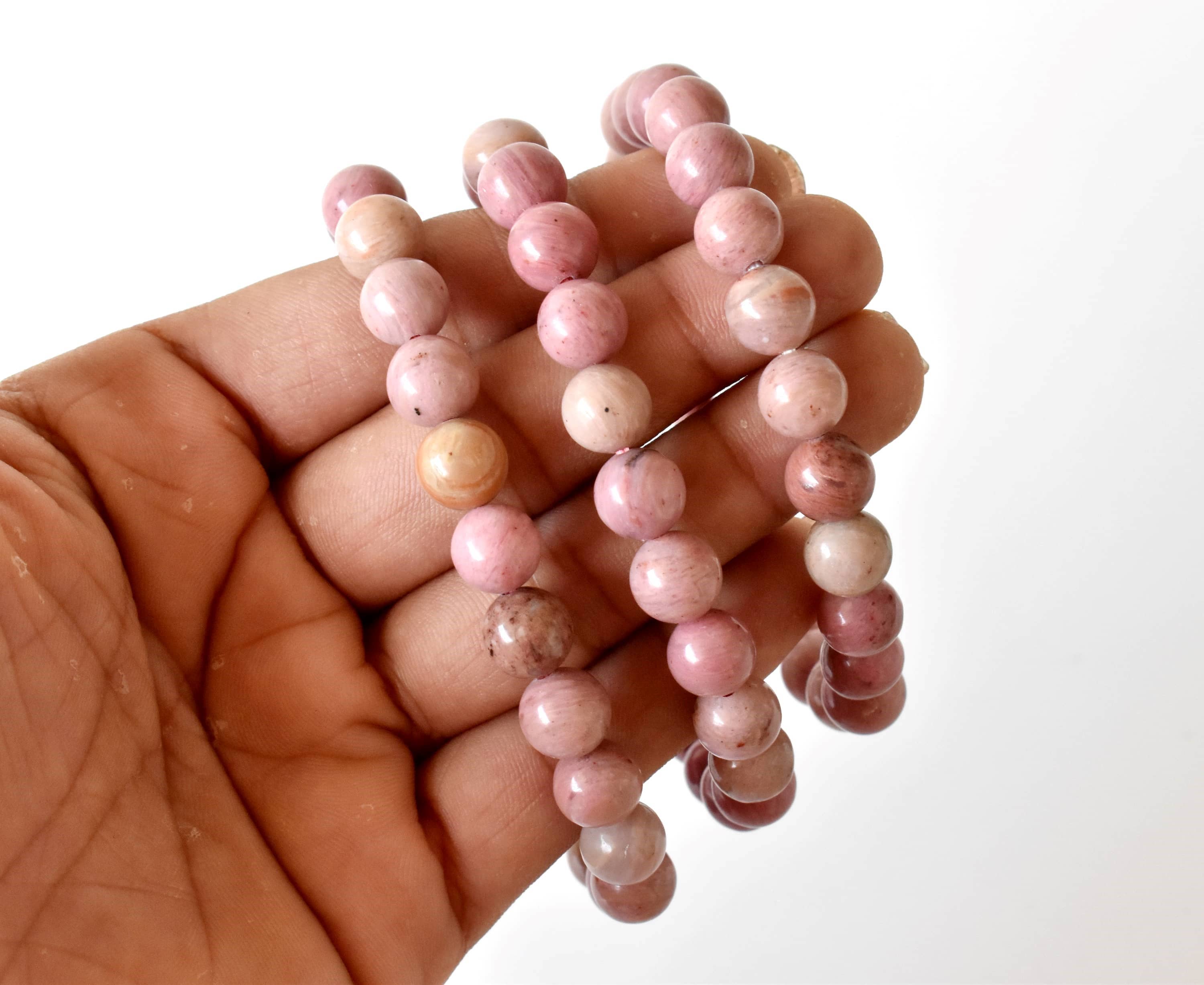 Soothing Crystals - Wholesale Beaded Bracelet - Healing Bracelet | Rhodochrosite | Gemstone Bracelet4