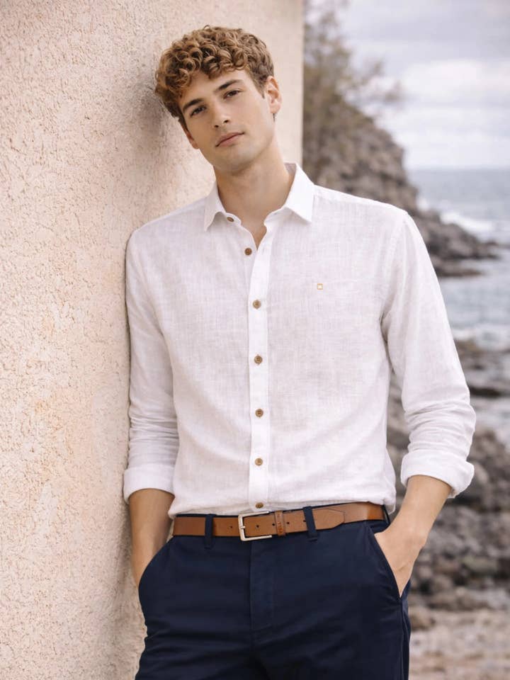 Camisa de Manga Larga de Textura Ligera
por atacado de Yellow Skin