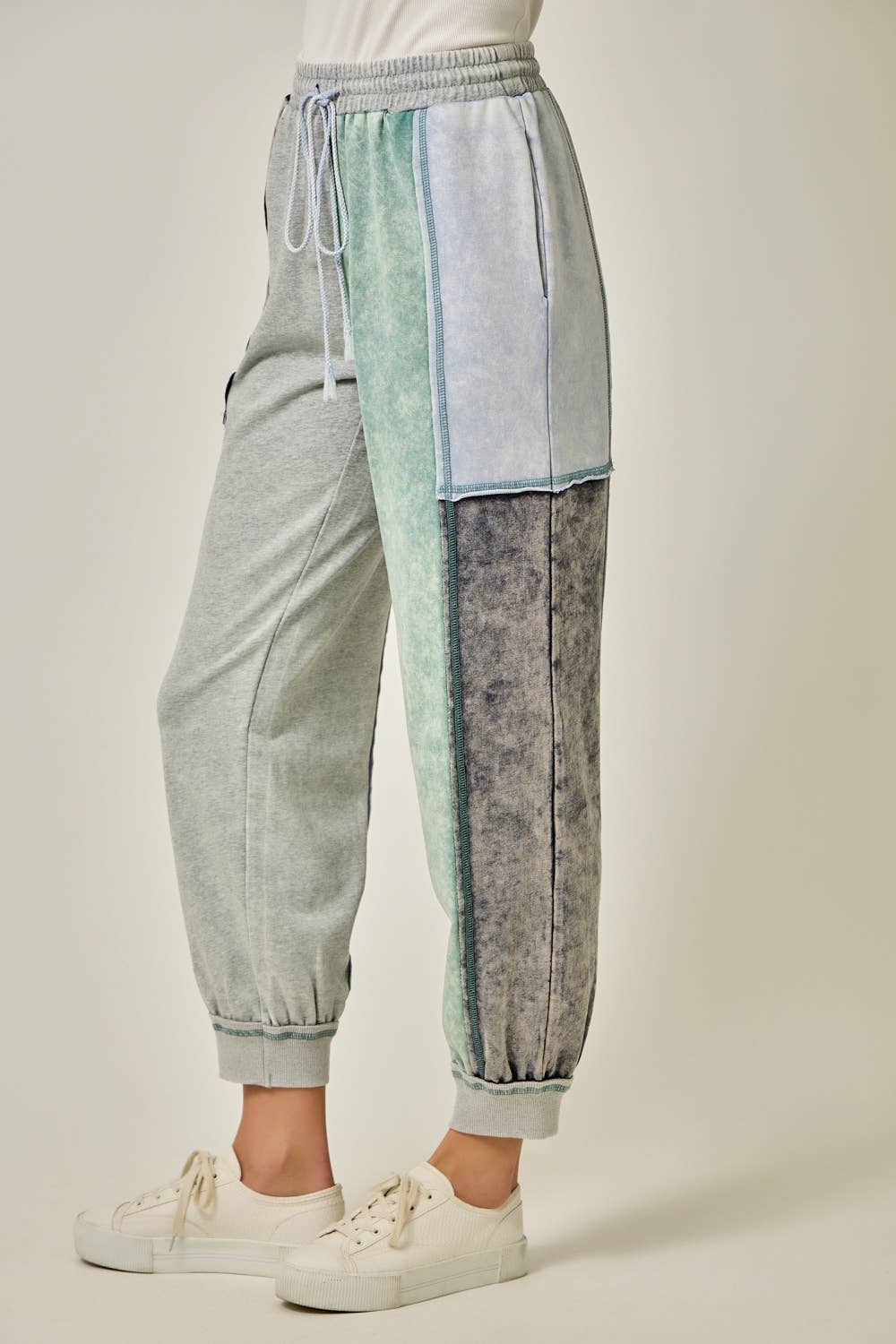 Mystree - Wholesale Pants - Women's - 61539 Color Blocked Track Pants11