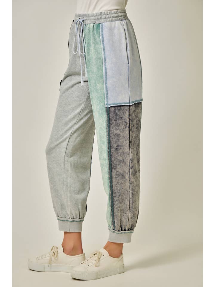 Mystree - Wholesale Pants - Women's - 61539 Color Blocked Track Pants11