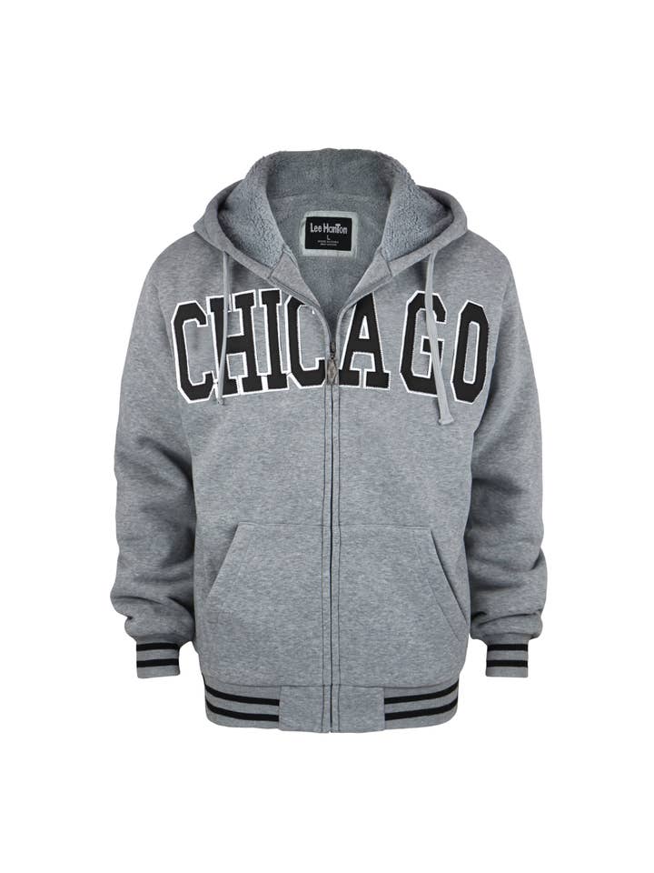 LeeHanTon - Wholesale Hoodie - Men's - LeeHanTon Men's Long Sleeve 'City' Fleece Full Zip Up3