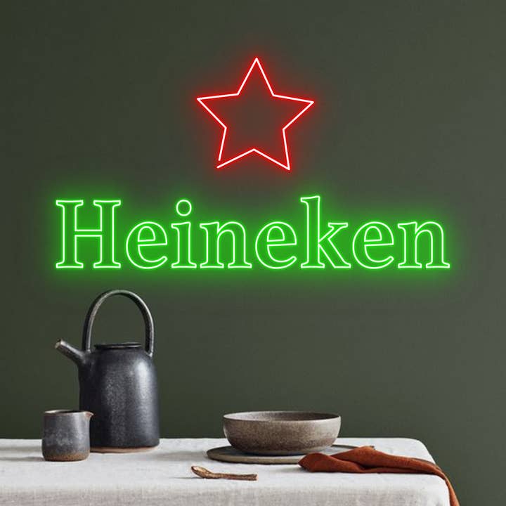 Glow Neon - Wholesale Neon Sign - Heineken Beer Neon Signs, Bar Pub Long-lasting Decor3