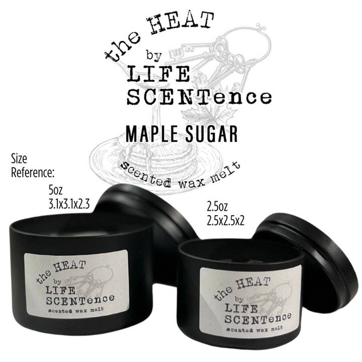 Ensemble de 2 contenants de cire parfumée ÉRABLE SUCRÉ CHALEUR pour la vente par Life SCENTence