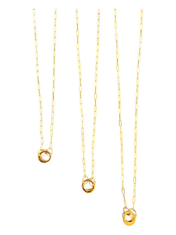 Chaîne trombone avec porte-breloque pour la vente par Shá Parlé