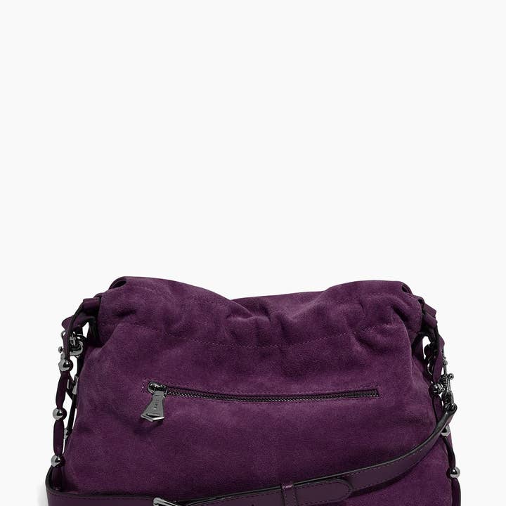 Plum Suede Lennon Convertible Crossbody for wholesale on Faire6