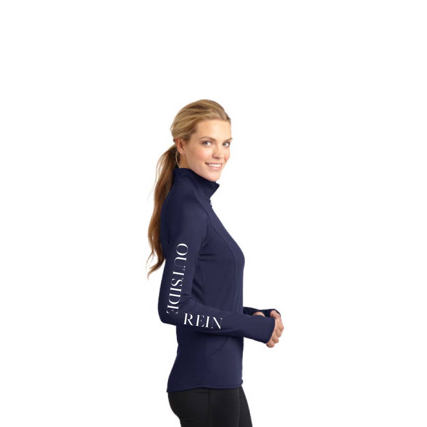 Horseplay Apparel - Wholesale Athletic Top - Women's - Inside Leg Outside Rein Baselayer: Navy0