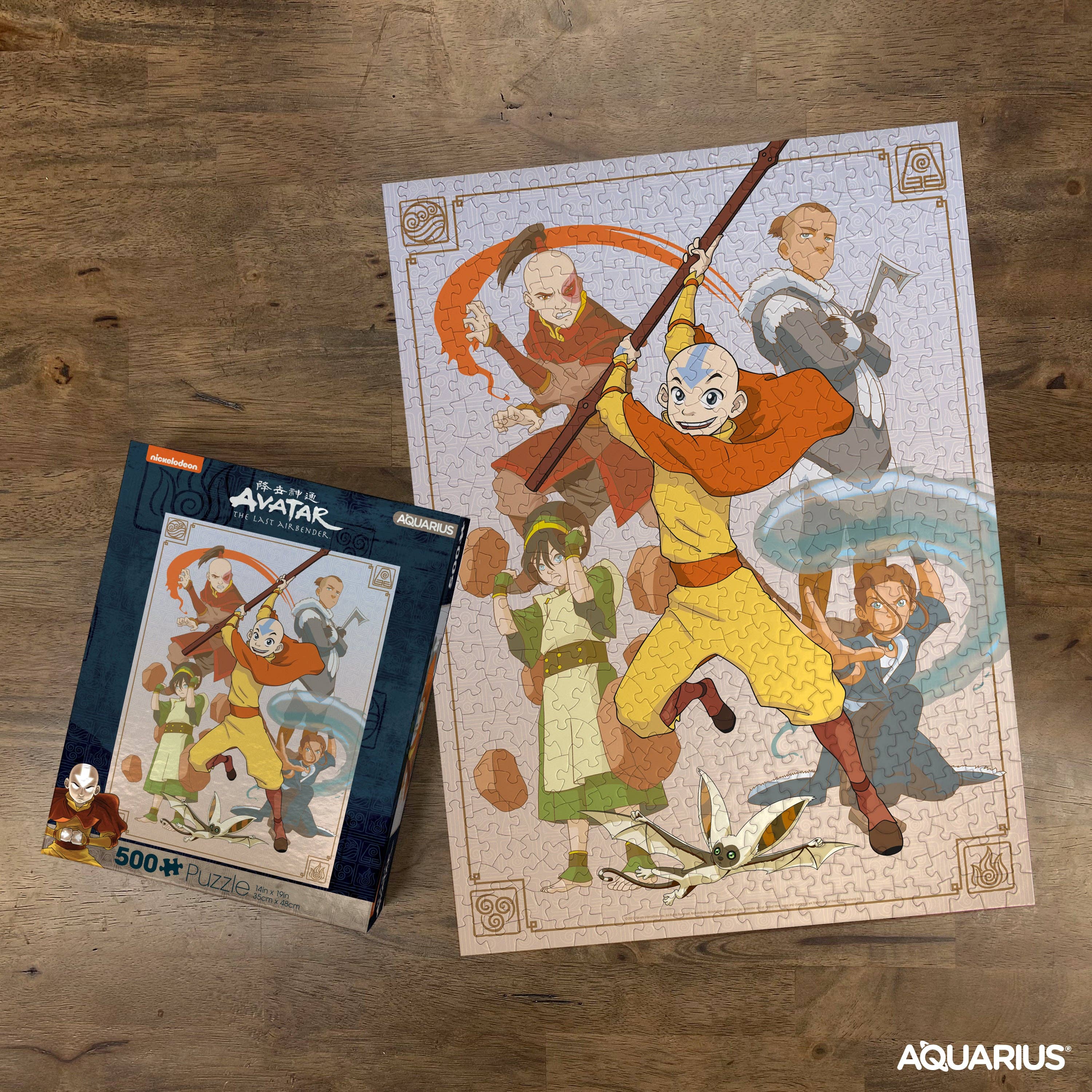 AQUARIUS, GAMAGO, ICUP, & ROCK SAWS by NMR Brands - Wholesale Puzzle - Adult - Avatar The Last Airbender Cast 500 Piece Jigsaw Puzzle2