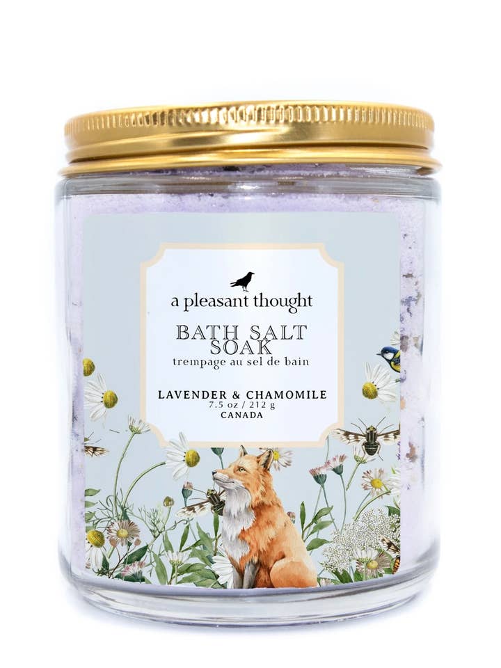 LAVENDER & CHAMOMILE | BATH SALT SOAK for wholesale by A Pleasant Thought