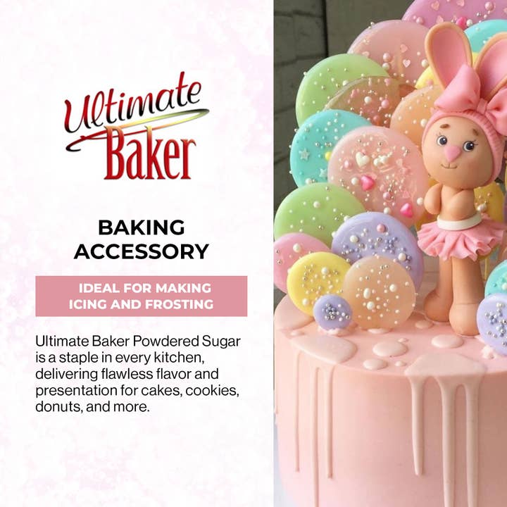 Ultimate Baker - Wholesale Sugar/Sweetener - Ultimate Baker Pink Powdered Sugar (1x1lb) 3